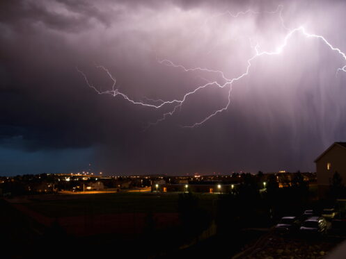Electrical storm in MA.